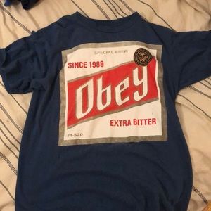 Obey blue shirt